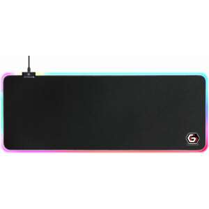 Gembird MP-GAMELED-L alfombrilla para ratón Alfombrilla de ratón para juegos Negro