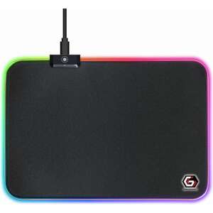 Gembird MP-GAMELED-M alfombrilla para ratón Alfombrilla de ratón para juegos Negro