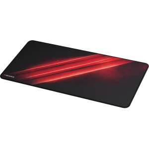 GENESIS Carbon 500 Maxi Flash G2 Alfombrilla de ratón para juegos Negro, Rojo