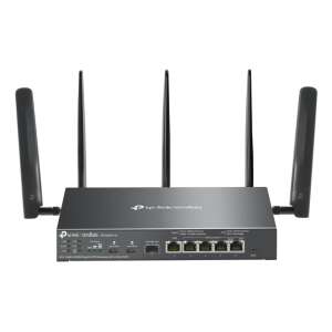 TP-Link ER706WP-4G router inalámbrico Gigabit Ethernet Doble banda (2,4 GHz / 5 GHz) Negro