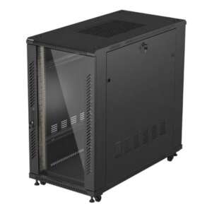Lanberg FF01-6222-12B armario rack 22U Rack o bastidor independiente Negro