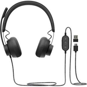 Logitech 981-000870 auricular y casco Auriculares Alámbrico Diadema Llamadas/Música USB Tipo C Grafito