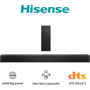 Hisense HS2100 Negro 2.1 canales 240 W