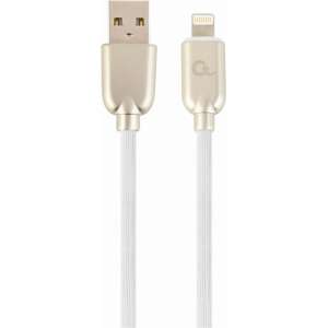 Cablexpert CC-USB2R-AMLM-2M-W cable de conector Lightning Blanco