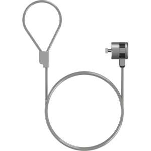 AISENS Cable de Seguridad Antirrobo Tipo NANO con Llave 1.5m