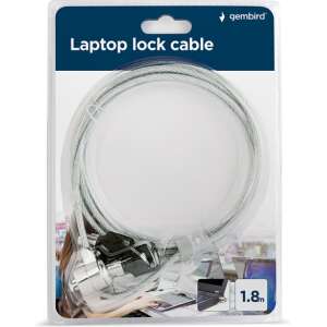 Gembird LK-K-01 Cable de Seguridad para Portátil con Llave 1.8m