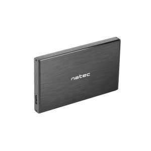 Natec Rhino GO Carcasa Externa 2.5" SATA a USB 3.0 Aluminio Negro