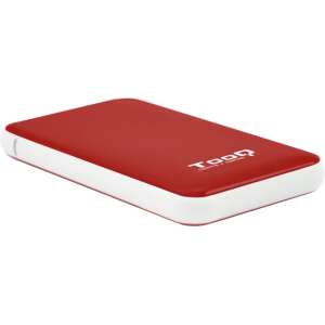 TooQ TQE-2528R Carcasa Externa 2.5" SATA a USB 3.1 Gen1 Roja