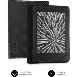 SUBBLIM Funda Libro Electrónico Clever Ebook Case 6" Black