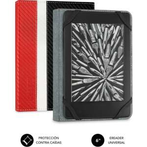 SUBBLIM Funda Libro Electrónico Clever Ebook Case 6" Red