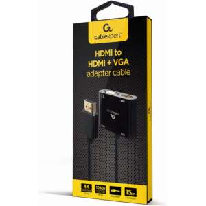 Gembird A-HDMIM-HDMIFVGAF-01 tarjeta y adaptador de interfaz HDMI, VGA