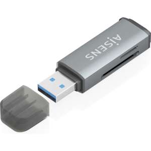 AISENS ASCR-2A09-GR lector de tarjeta USB 3.2 Gen 1 (3.1 Gen 1) Type-A