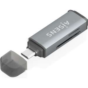 AISENS ASCR-2C10-GR lector de tarjeta USB 3.2 Gen 1 (3.1 Gen 1) Type-C