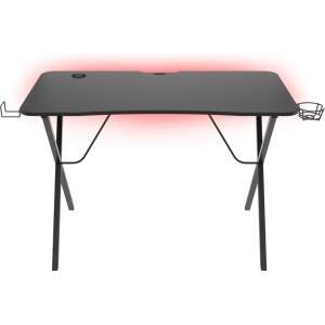 Genesis Holm 200 RGB Mesa Gaming Negro Carbono