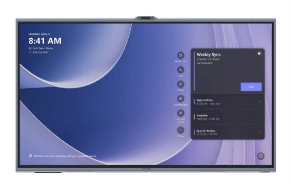 MAXHUB V865T pantalla para sala de reuniones 2,18 m (86") 3840 x 2160 Pixeles VA Wi-Fi 6 (802.11ax) Negro Bluetooth