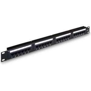 AISENS A141-0307 Panel de Parcheo 24 Puertos RJ45 Cat.5e UTP 1U 19"