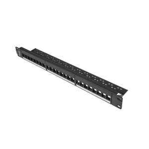 Lanberg PPKS-1024-B Panel de Parcheo 24 Puertos 1U Rack 19" Negro