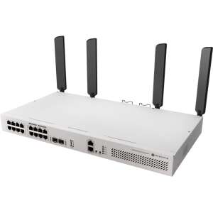 Mikrotik CRS418-8P-8G-2S+5axQ2axQ-RM L2/L3 Gigabit Ethernet (10/100/1000) Energía sobre Ethernet (PoE) 1U
