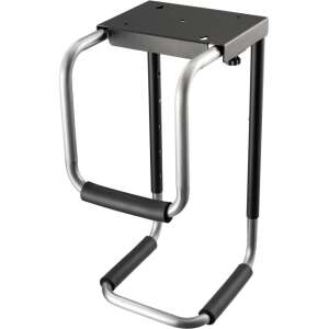 AISENS MPC08-337 Soporte de CPU Bajo Mesa Ajustable 30kg Negro/Plata