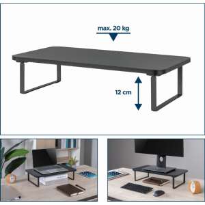 Gembird MS-TABLE-03 Soporte de Escritorio para Monitor Negro
