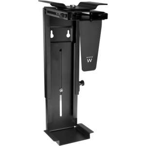Ewent EW1293 Soporte de CPU Bajo Mesa Ajustable Negro