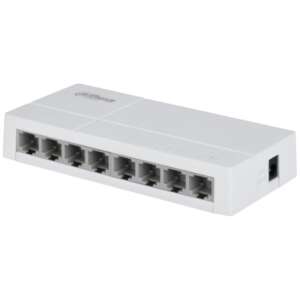 Dahua Technology PoE DH-SF1008L switch No administrado Fast Ethernet (10/100) Energía sobre Ethernet (PoE) Escritorio Gris claro