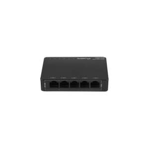 Lanberg DSP3-1005-60W switch No administrado Gigabit Ethernet (10/100/1000) Energía sobre Ethernet (PoE) Negro
