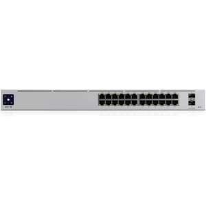 Ubiquiti UniFi Pro 24-Port PoE Gestionado L2/L3 Gigabit Ethernet (10/100/1000) Energía sobre Ethernet (PoE) 1U Plata