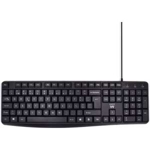 Ewent EW3002 teclado Oficina USB QWERTY Portugués Negro