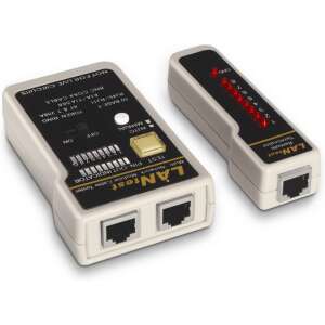 AISENS A142-0314 comprobador de cables de red Comprobador de cables UTP/STP Negro, Gris