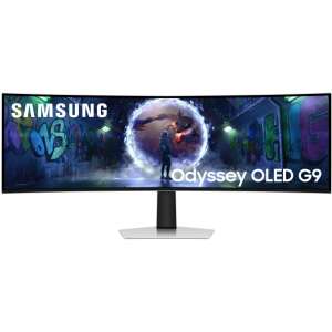 Samsung G93SD pantalla para PC 124,5 cm (49") 5120 x 1440 Pixeles Dual QHD OLED Plata