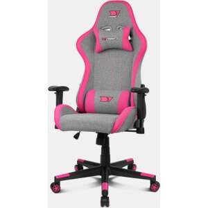 Drift DR90 PRO Silla Gaming Tela Gris/Rosa 150kg