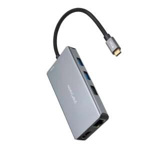 Nanocable Hub USB-C 3xUSB-A 2xHDMI RJ45 TF SD PD 100W