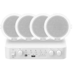 Hikvision DS-QAE0KA60206-4 Kit Amplificador y Altavoces